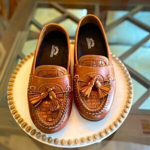 Callaway Men’s Golf Loafers Sz 9W Brown Leather Preppy Coastal‎ Classic Slip-On